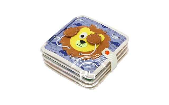 2026 New Design Montessori Toys Felt Lion Quiet Book For Toddler Early Education Felt Busy Book For Basic Skills