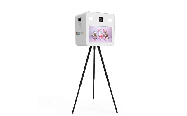 21.5 Inch Touch Screen Instant Photo Printer Booth For Wedding & Parties Compatible With Camera For Shopping Mall Use