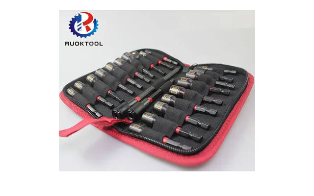 21pcs Metric And Sae Impact Socket Adapters Bit Hodle Magnetic Impact Nut Driver Set Repairing Tools Screwdriver Set