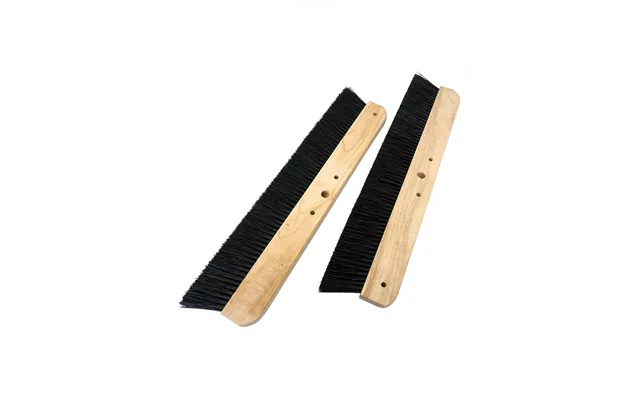 24'' Wood Handle Poly Fiber Concrete Finish Brooms Brush For Applying Non-slip Finish To Newly Finished Concrete Surface