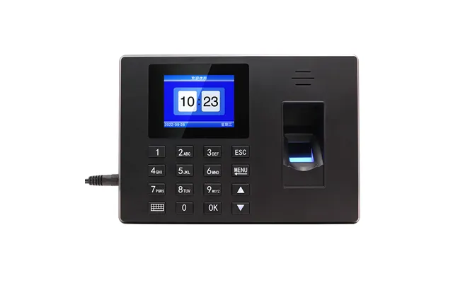 2.4inch Biometric Fingerprint Time Attendance Usb Office Check-in Realand System Time Clock Free Software