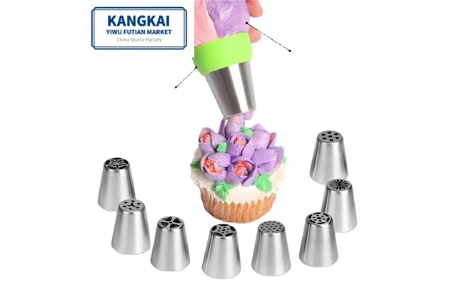 24pcs Oem Hot-sale Nozzle Cake Cake Baking Products Piping Tips Cake Decorating Nozzles Piping Tip Sets