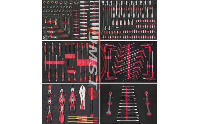258-piece Professional Basic Hand Tool Set Normal Wrench Repair Sockets And Screwdriver With Sickle Handles For Repair S
