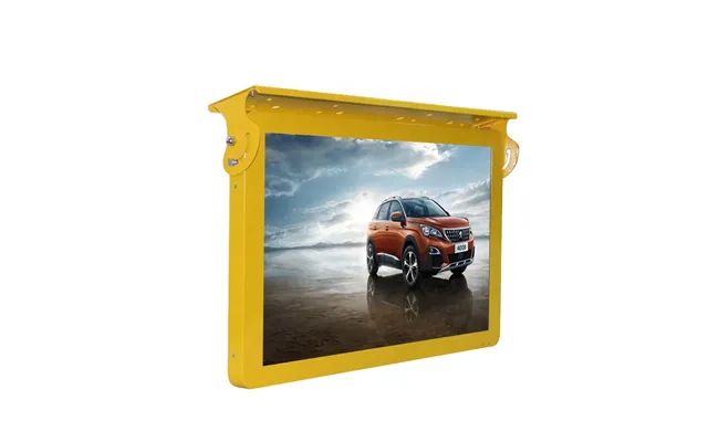 27 Inch Android Big Bus Lcd Tv Advertisement Display Mounted On Ceiling With Usb Wifi 4g Interface For Advertising