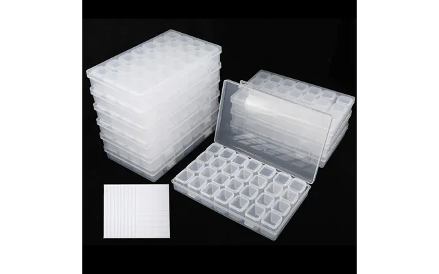 28 Slots Diamond Painting Boxes Plastic Organizer For 5d Diamond Painting Accessories Storage Containers