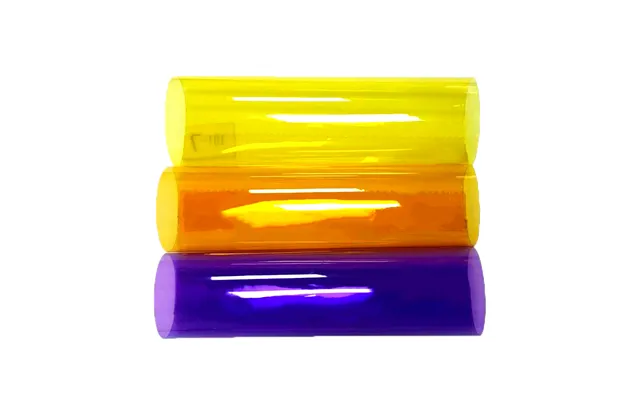 30cmx135cm Roll 0.5mm Colored Transparent Pvc Film Vinyl For Diy Making Bag Crafts
