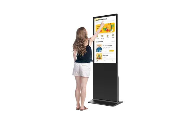32 43 49 55 Touch Screen Optional Android Interactive Vertical Tft Digital Lcd Screen Elevator Advertising Equipment Dis