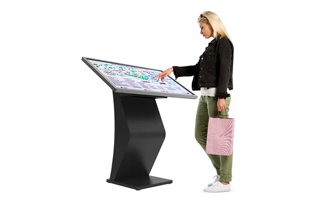 32 43 Android Windows Floor Stand Display Interactive Kiosk Advertising Information Indoor Touch Screen Multimedia Infor
