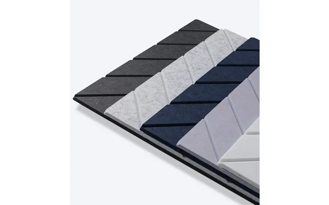 3d V-grooved Interior Exterior Decorative Wall Acoustic Polyester Sound Absorbing Panels Wall Covering Decoration