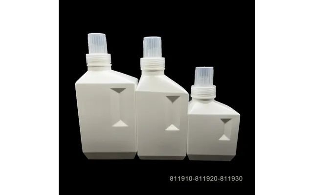 400ml 600ml 1l White Square Empty Hdpe Plastic Laundry Detergent Liquid Bottles
