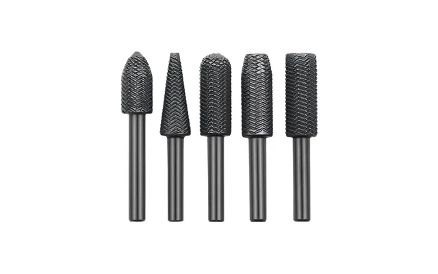 5-piece Set Of Embossed Steel File Electric Grinding And Polishing Head Rotary File Irregular File