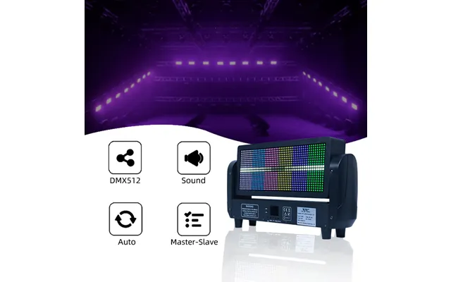 864rgbw Events Decor Equipment Strobe Moving Head Strobe Luces Para Discoteca Dmx Ip20 Led Stage Lights