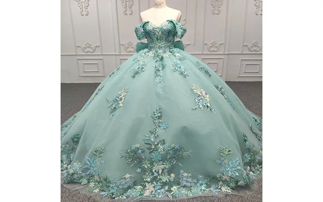 9916-1 Latest Design Fashion Applique Green Party Gown Women Banquet Backless Evening Dress