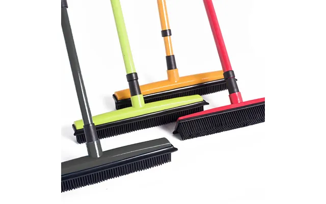 Adjustable Rubber Pet Hair Removal Broom Brush Dust Scraper Carpet Sweeper Wash Mop Telescopic Window Car Floor Cleaner