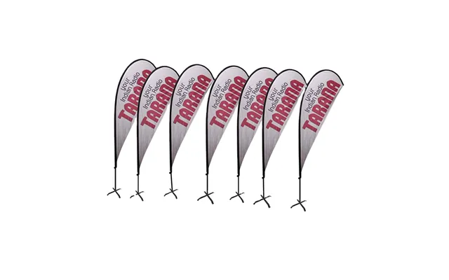 Advertising Your Indian Radio Tarana Featherless Flag Teardrop Flags For Commercial Advertising Signs