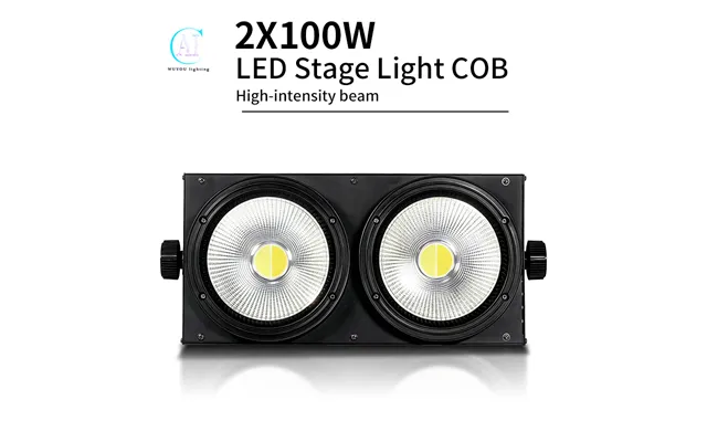 Aicpose Hot Product Built In 2 Eye Led Blinder Light 200w White Led Cob Audience Stage Blinder Light