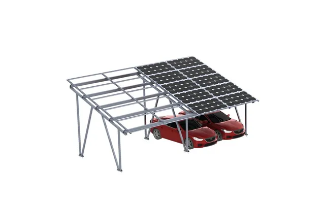 Al6005-t5 Yuens Aluminium Carport Solar Mounting Rack Bracket Pv Structure Iso Ce Certified