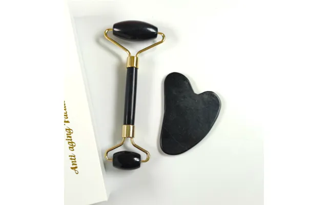 Anti Aging Hot Stone Massage Set Antiaging Genuine Nephrite Green New Jade Roller For Face