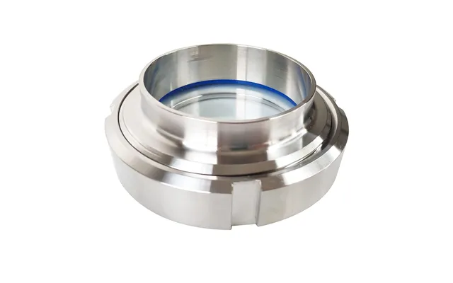 Aohoy Ss304 Ss316l Sanitary Round Sight Glass Dn Stainless Steel Din Brewery Union Type Polished Surface With Ptfe Gaske