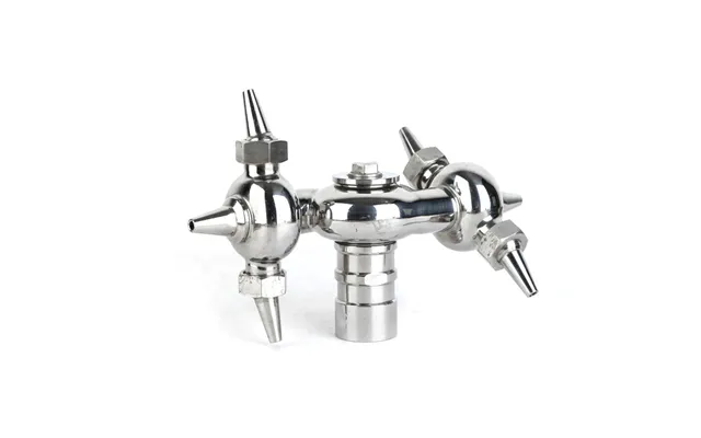 Aohoy Ss304 Ss316l Six-head Sanitary Cip System High Pressure Polished Horn-type 360 Rotary Tank Cleaner Thread End