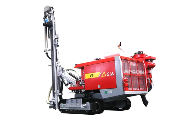 Apcom V3 Blasthole Small Mine Drilling Rig Dth Equipment Machine For Mining