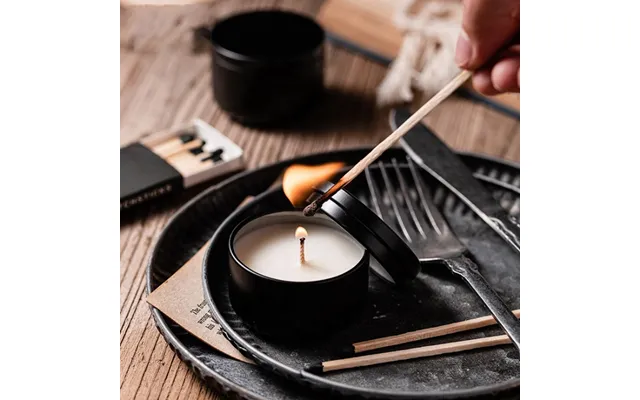 Aromatherapy Candle Matches 12 Sticks Wooden Stem Matches Box