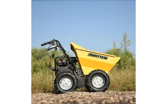 Austter 300kg Petrol Motor Powered Front Loader Type 4 Wheeled Transporter Hand Mini Dumper