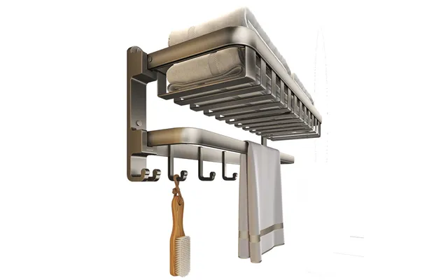 Bath Towel Toilet With Hooks Bathroom Storage Rack Accessories Rack Metal Towel Bar Bathroom Towel Holder Racks