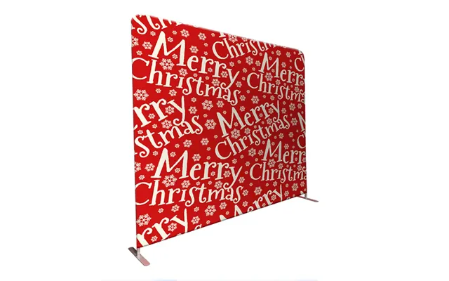 Best Selling High Tension Fabric 360 Degree Christmas Photo Studio Backdrop Aluminum Alloy Frame Dye Sublimation Trade S