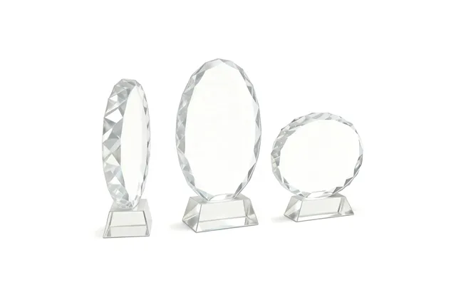Blank Crystal Trophy Award Clear Cup Prize Celebration Statue Desktop Decor Engraving Portable Tradeshow Giveaways