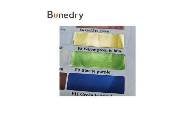 Bonedry Optical Variable 100ml Bottle Environment-friendly Solvent Based For Ink F8 Yellow Green To Blue For Screen Prin