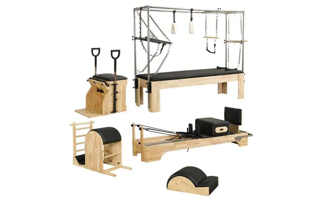Box And Board Included Oak Maple Studio Fitness Set Reformer Training Bed Wood Gym Pilates Machine
