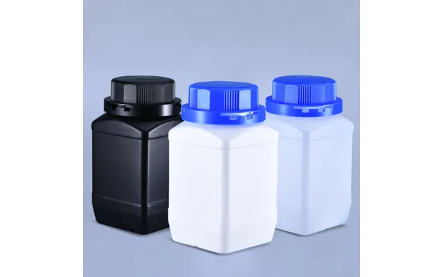 Bpa Free Hdpe Container 500ml Wide Mouth Plastic Refillable Bottle For Glue Leakproof With Inner Cap