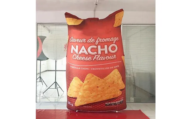 Brand Inflatable Potato Chip Pocket For Decoration Inflatable Chips Bag Inflatable Advertising Packaging Bag