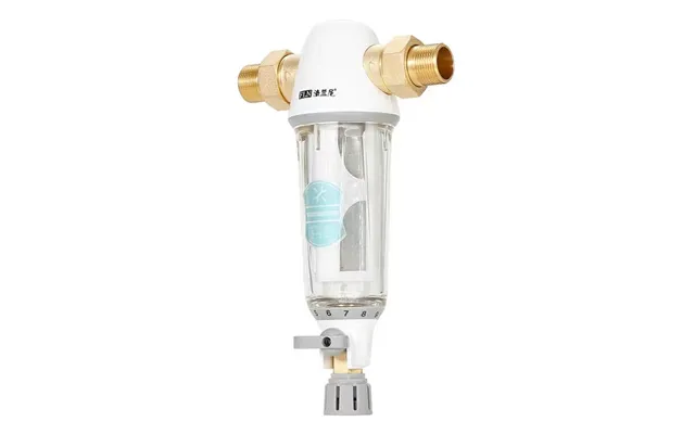 Brass Sediment Whole House Water Purification System Pre-filter Self Cleaning Manual Activated Carbon Filter 3t H Flow F