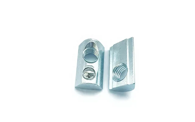 Carbon Steel Galvanized Zinc Plated 8-slot Roll-in Spring Ball M4 M5 M6 M8 T-nut Elastic Nuts 4040 Series Aluminum Extru