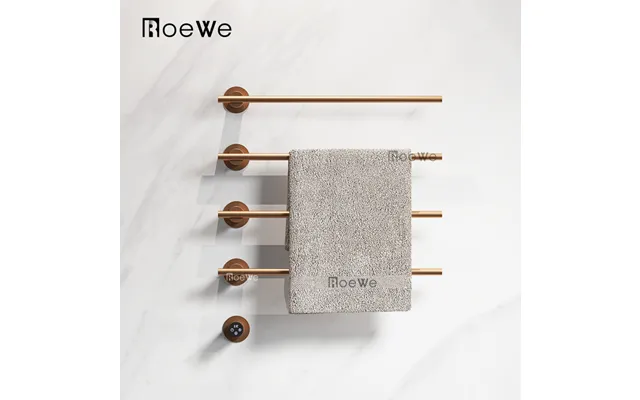 Ce And Saa Approved High End Pvd Surface Modern Design Bath Towel Rack Warmer Electric Wall-mounted Towel Warmer Rack