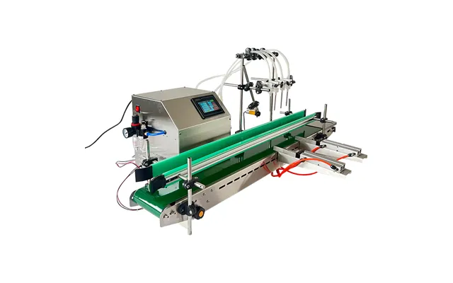 Ce Approved Automatic 4 Heads Magnetic Pump Micro-computer Oil Wine Beverage Liquid Filling Machine For Oil