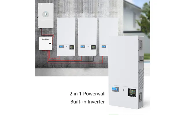 Cerrnss Solar System Rack Lifepo4 Battery 5kwh 10kwh 2 In 1 Built In Inverter Powerwall Industrial And Commercial Energy
