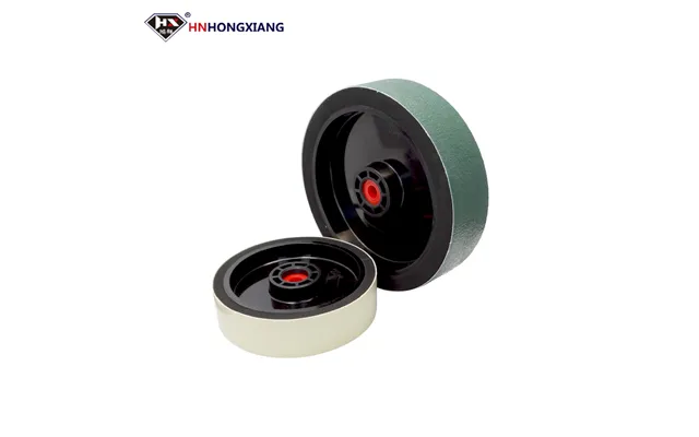 China Factory 6inch 8inch Nova Diamond Soft Resin Abrasive Cabbing Polishing Wheel For Lapidary Gemstone Polishing