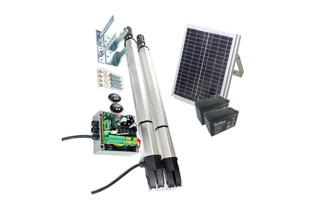 Chisung Cssgo-04 Energy Heavy Solar Power Double Remote Automatic Swing Gate Opener For 200kg*2