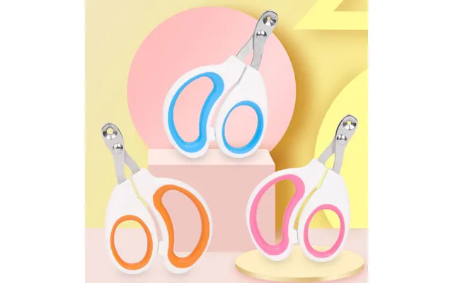 Color Blocking Steel Pet Nail Clipper Dog & Cat Pets Nail Clippers And Trimmers