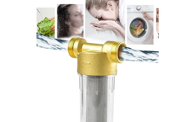 Commercial Whole House Housing Transparent Brass Pre Treatment Filter Sediment Water Filter