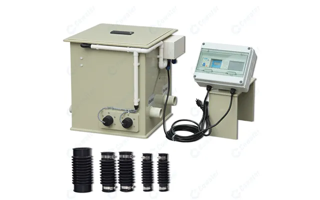 Cowater 1320 Gallon Per Hour 5 T Hr Small Rotary Drum Filter With Uv Light Koi Pond Aquaculture Equipment