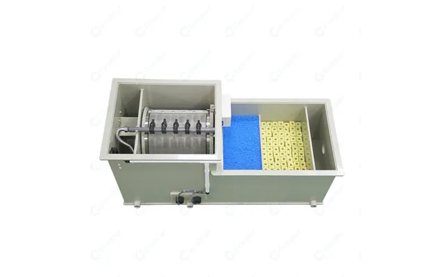 Cowater Cdf-02 Combination Uv Bio Drum Filter System 10 M3 H 2640 Gph For 20m3 Koi Pond Combi Drum Filter