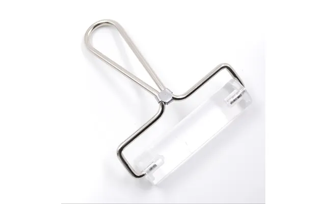 Cpatrick New 10cm Non-stick Clear Acrylic Clay Roller With Steel Handle