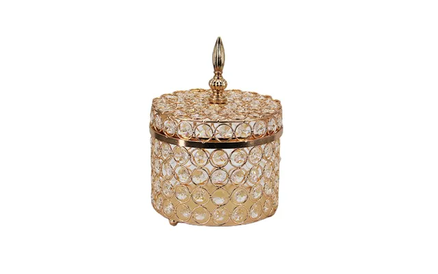 Creative Gold Crystal Pearl Candy Box Multifunction Storage Jar Gift Box And Bottle Tank For Back To School Supports 2pc