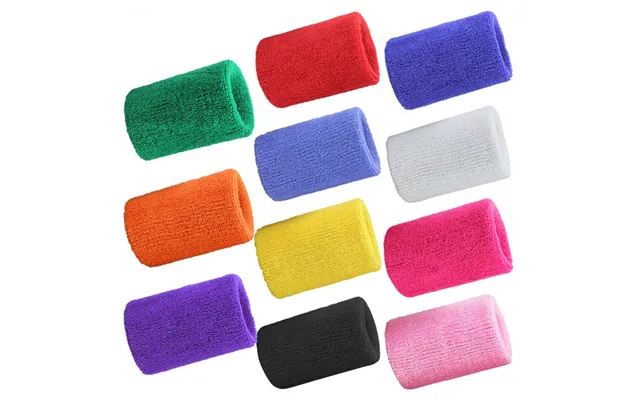 Custom Colorful Sports Wristbands Wrist Sweatbands Wrist Support Wrist Sweat Band