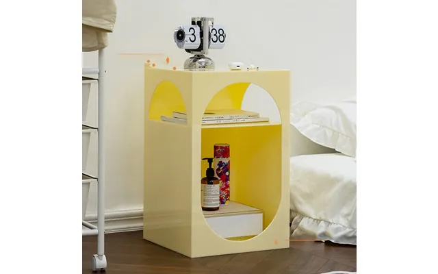 Custom Convertible Clear Acrylic Bedside Nightstand Nordic Modern Design 1 Drawer Bedroom Furniture For Apartment Living
