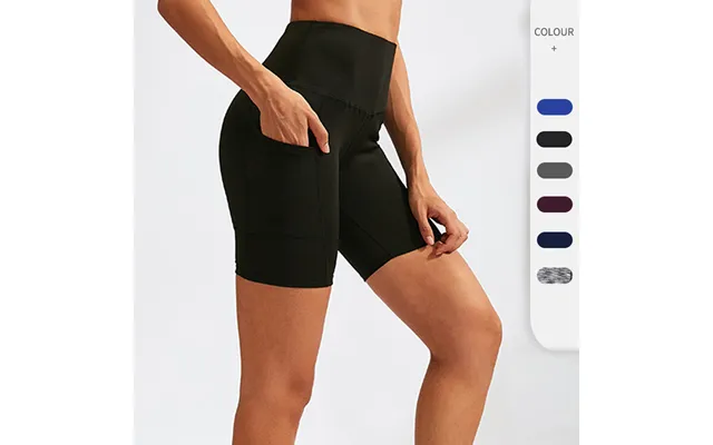 Customizable Fitness & Gym Yoga Shorts With Elastic Waist Beach Pants With Pocket Decoration